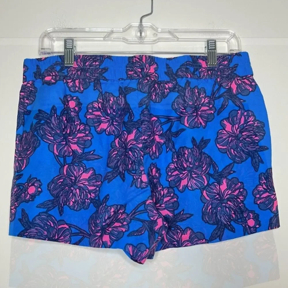 J Crew Elastic Waist Linen Shorts